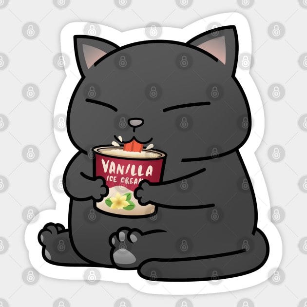 Cat vanilla hotsell ice cream